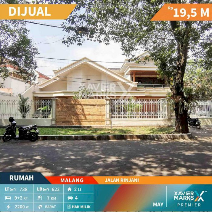 Rumah Istimewa di Jalan Rinjani Kota Malang Hunian Nyaman dan Asri