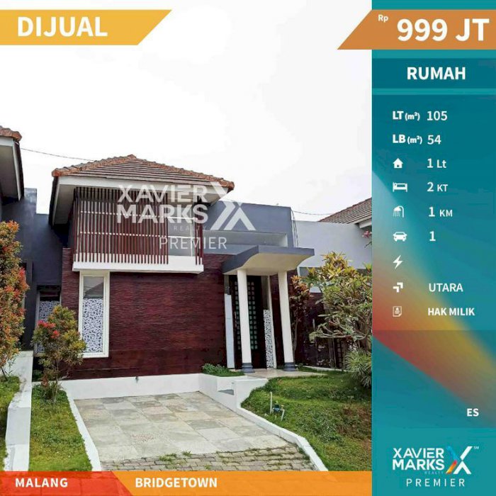 Rumah Bridgetown Malang Kawasan Hunian Aman dan Nyaman