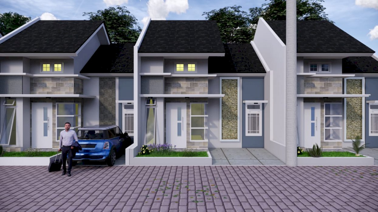 RUMAH MODERN MINIMALIS DEKAT ARAYA BLIMBING DAN BANDARA ABD SALEH MLG