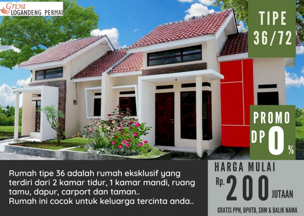 Promo akhir juni rumah minimalis di wonosari
