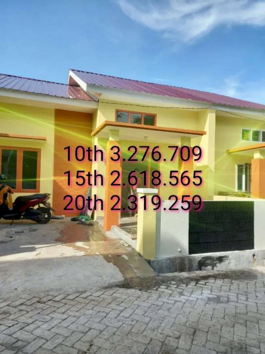 Rumah Baru Cantik Siap Huni DISKON 75jt, dekat UPRI Antang Makassar
