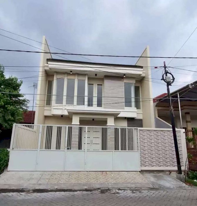 Rumah Manyar Jaya 100% Baru Minimalis 2 Lantai Modern Siap Huni Surabaya Timur