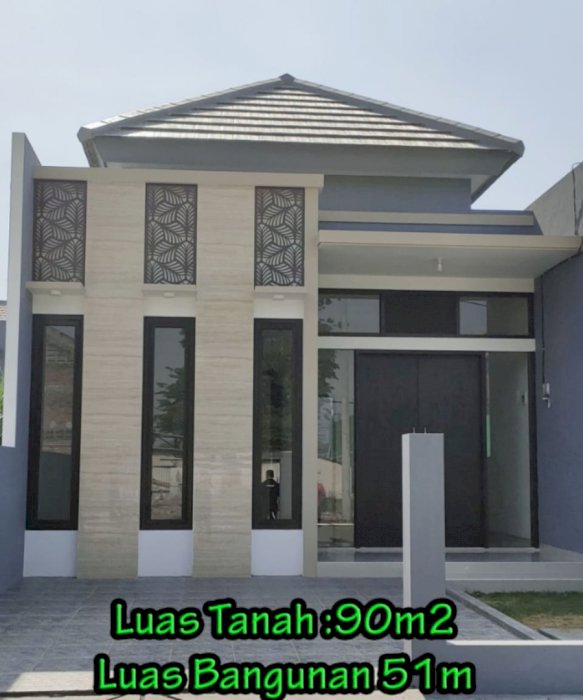 Perumahan Emerald Type 90m2 Desain suka  Gedangan Sidoarjo