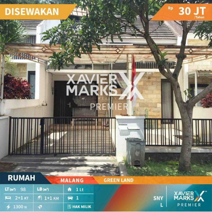 Rumah di Greenland Malang Hunian Terawat dan Nyaman