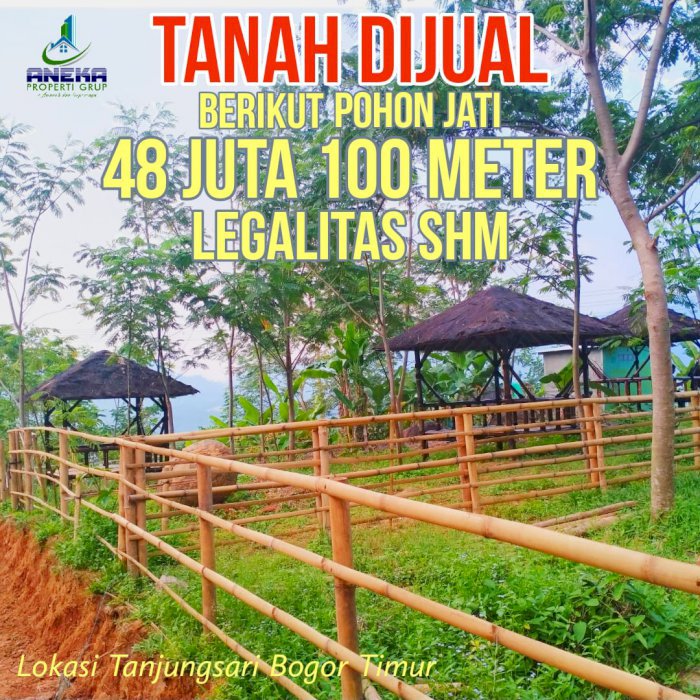 Tanah dijual Jati Indah Transyogi SHM