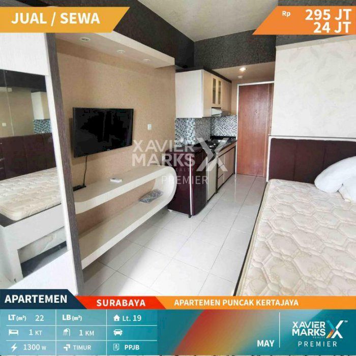 Apartemen Puncak Kertajaya Surabaya Siap Pakai dan Full Furnished