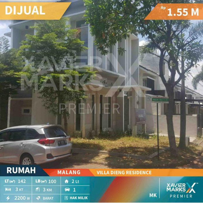Rumah Siap Huni Villa Dieng Residence Hunian Nyaman dan Aman