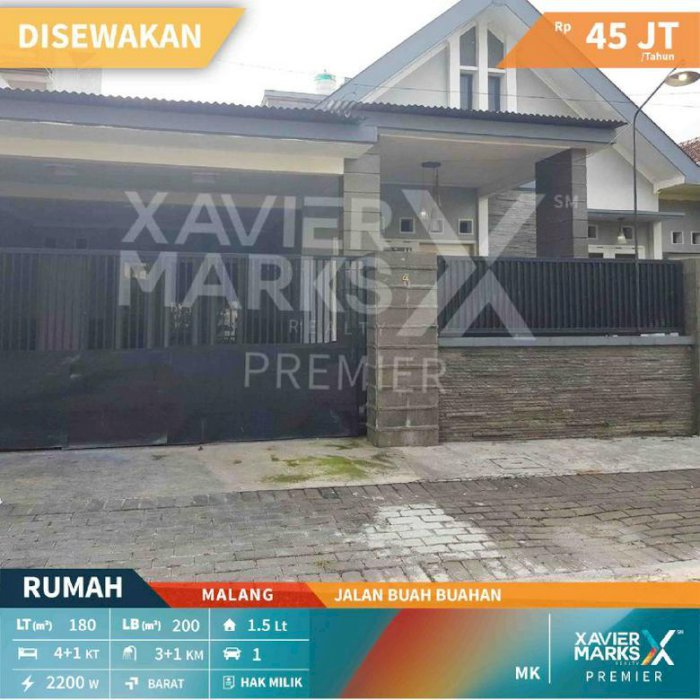 Rumah dengan Design Terbaru di daerah Buah buahan Kota Malang Hunian Nyaman dan