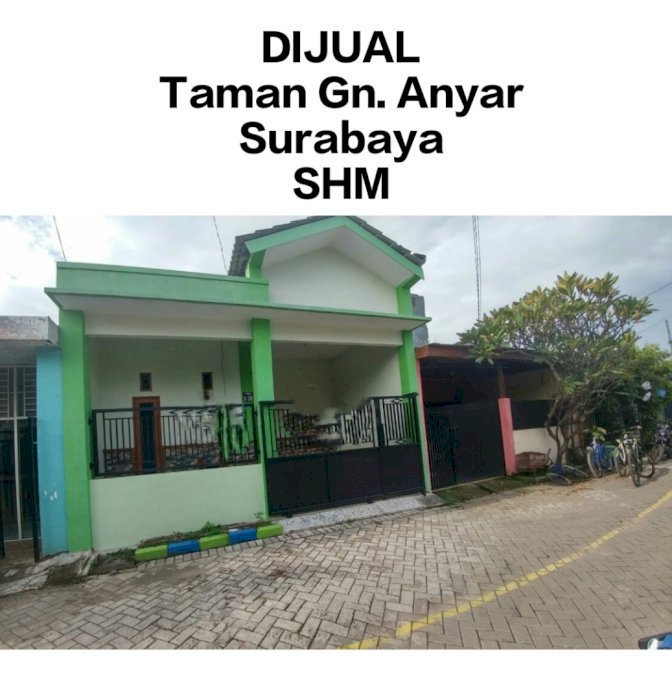 Dijual Cepat Rumah  Perumahan Taman Gunung Anyar  Rungkut - Surabaya