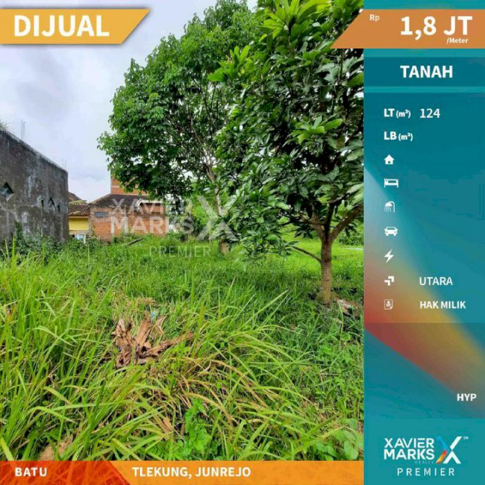 Tanah Lokasi di Tlekung Junrejo Batu dekat dengan tempat wisata