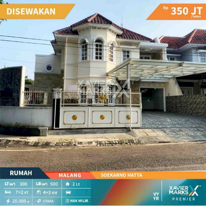 Rumah Cantik Siap Huni di Soekarno Hatta Kota Malang