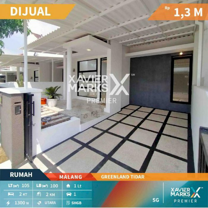 Rumah Cantik di Greenland Tidar Malang dengan Kawasan Nyaman dan Aman