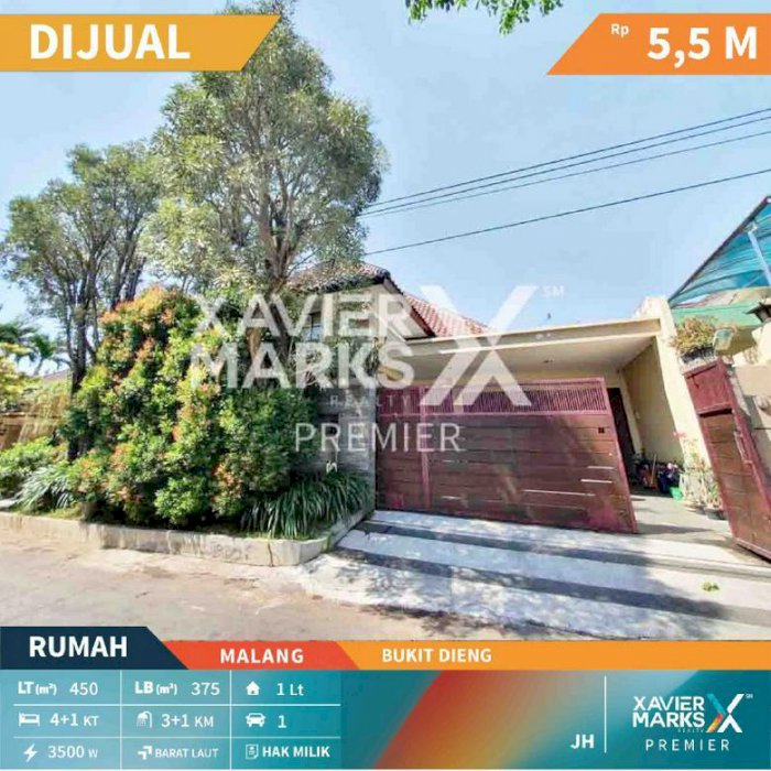 Rumah Bukit Dieng Kota Malang Hunian dengan Desain Modern dan Lokasi Terbaik