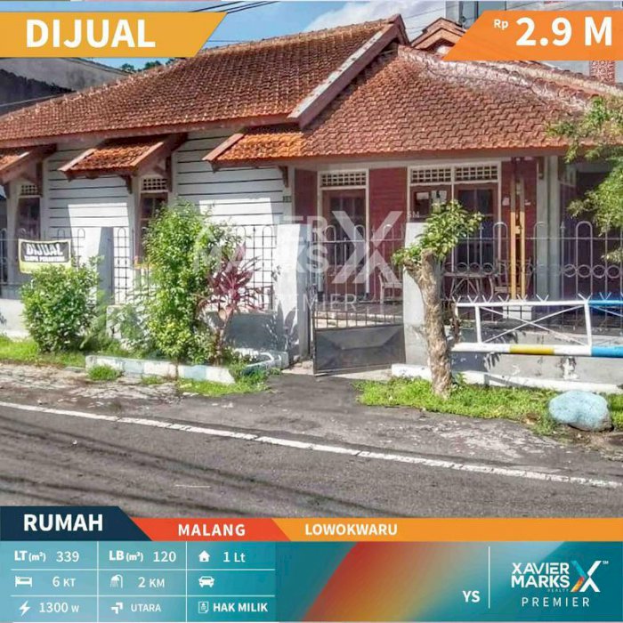 Rumah Lowokwaru Lokasi Strategis dekat dengan Kampus ABM