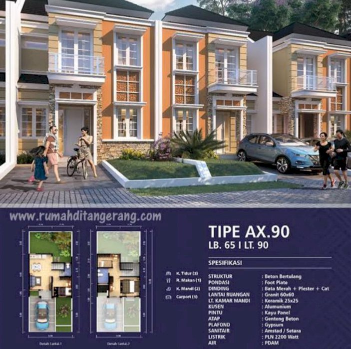 Cluster Beryl DP 0% Bernuansa TOWNHOUSE