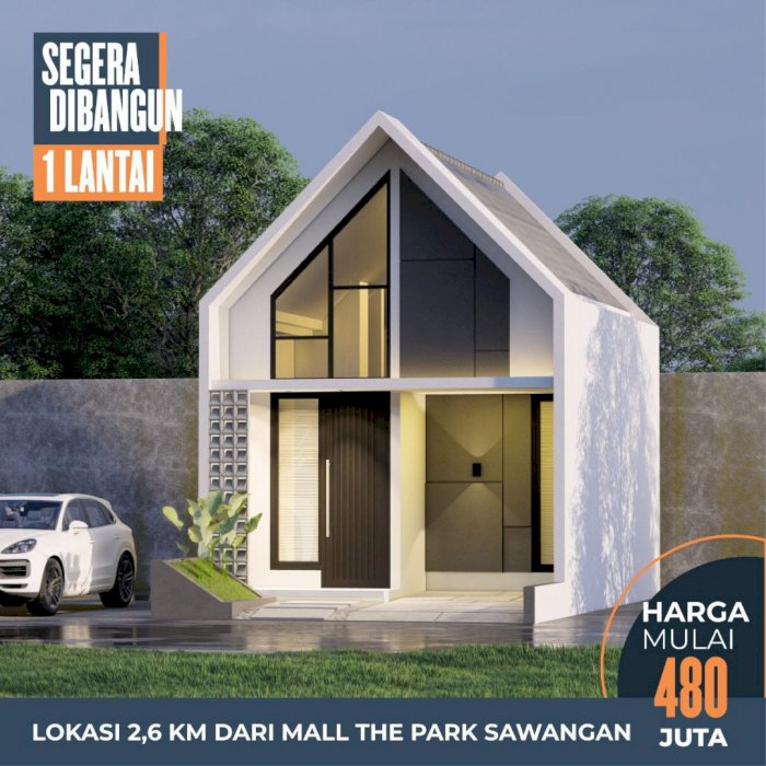 DPK12 - Rumah Syariah Tanpa Riba 2 lantai  di Depok - Cinangka