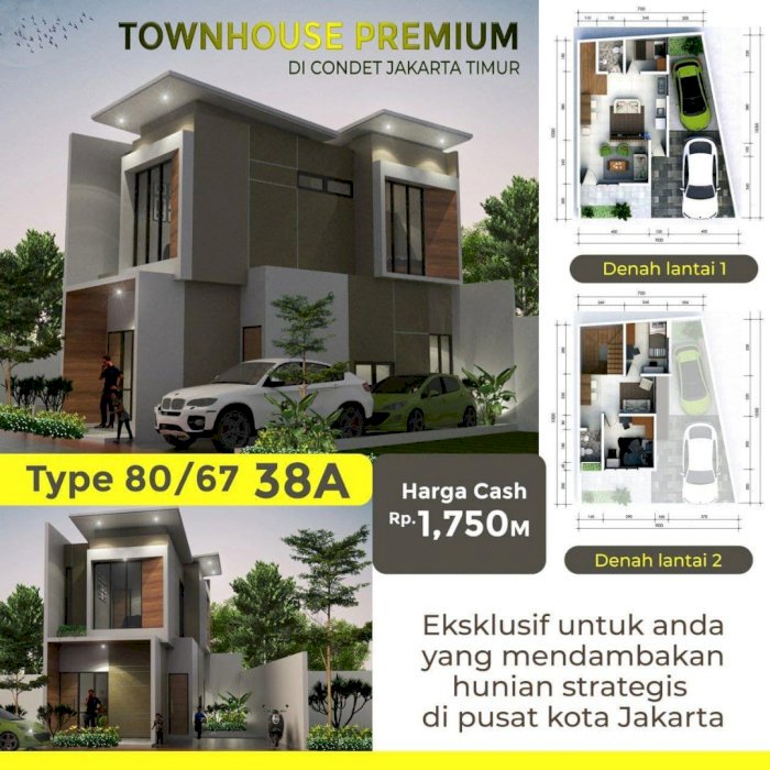Townhouse Premiunm Syariah Adn  Residence JaKARTA  Timur