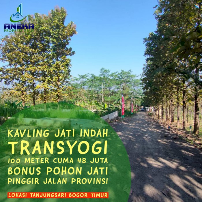 Jual Tanah Kavling Murah SHM Siap Bangun Pinggir Jalan Propinsi