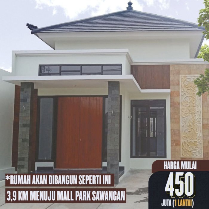 DPK17 - Rumah Syariah Tanpa Riba 1 lantai  di Depok - Sawangan