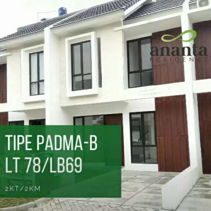 Ananta Residence: Tipe Padma, Rumah Murah Siap Huni, Pinang, Tangerang