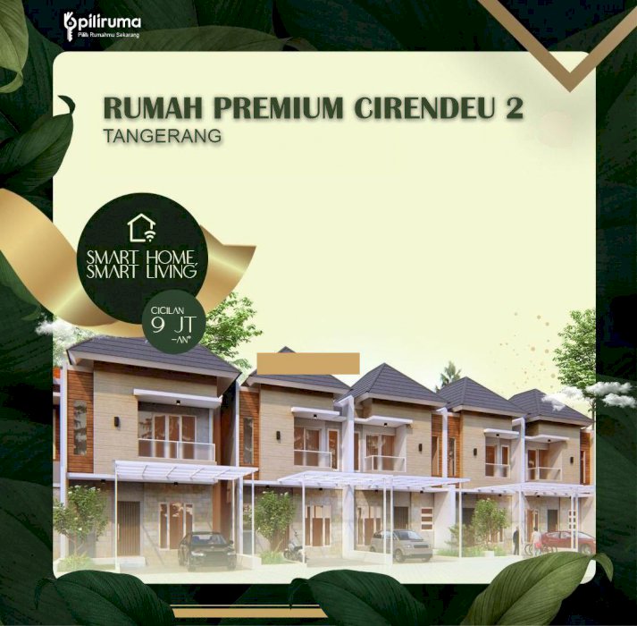TGR04 - Rumah Syariah Tanpa Riba 2 lantai  di Tangerang - Cireundeu