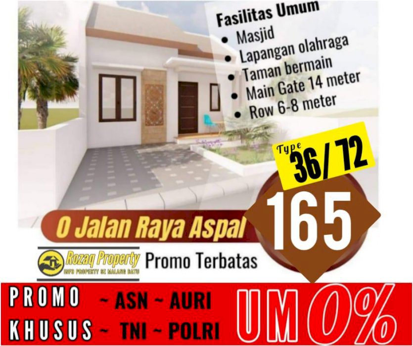 Rumah Murah 100 jutaan Poros Jalan Raya Singosari