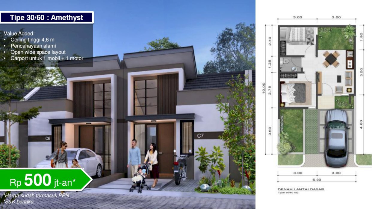 SAMIRA REGENCY BEKASI,Smart Home 500 jt-an, Free BPHTB,Sub KPR & DP