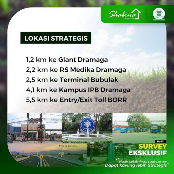 KAVLING MURAH DAN STRATEGIS DI KOTA BOGOR