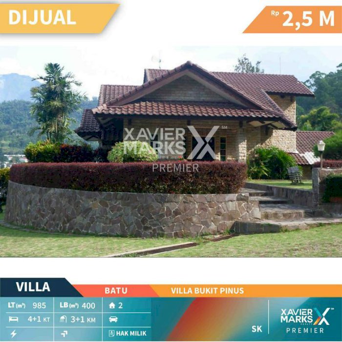 Rumah Villa Bukit Pinus Batu Lokasi Hunian Strategis