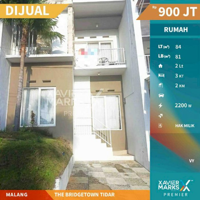 Rumah Hunian Cantik dan Terawat di Bridgetown Tidar Malang