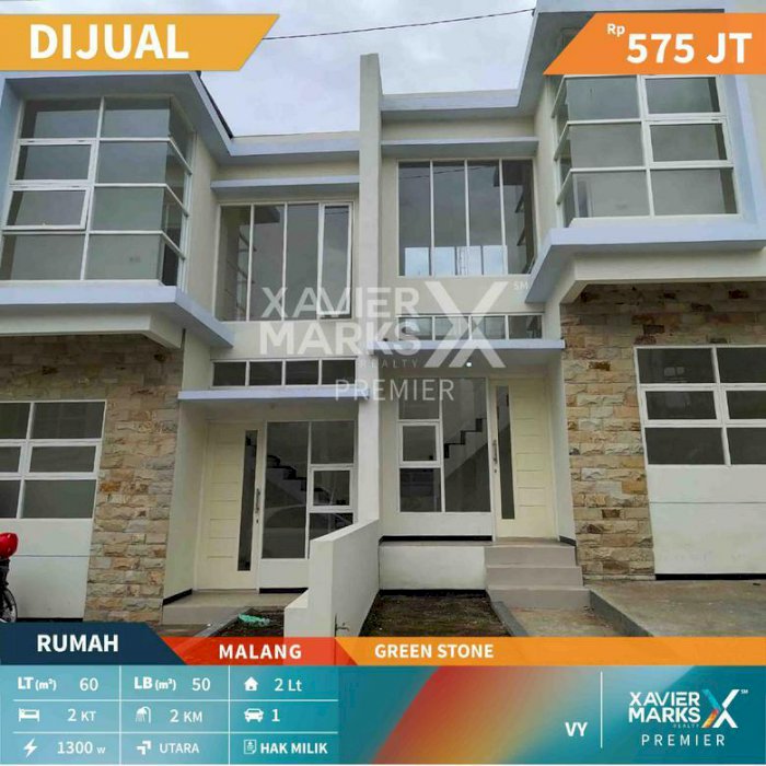 Rumah 2 Lantai di Green Stone Kota Malang Hunian Nyaman dan Aman