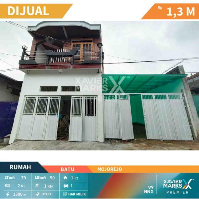 Rumah Cantik Harga Ekonomis di Mojorejo Batu