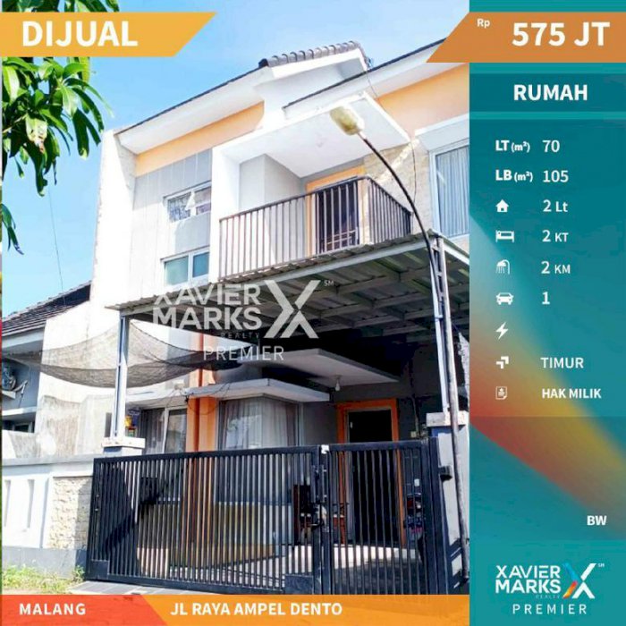 Rumah Minimalis di Jalan Raya Ampel Dento Malang Hunian Nyaman dan Aman