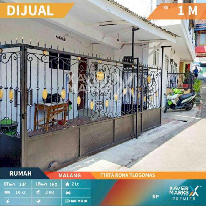 Rumah Tirta Rona Tlogomas Lokasi Strategis Cocok Untuk Usaha