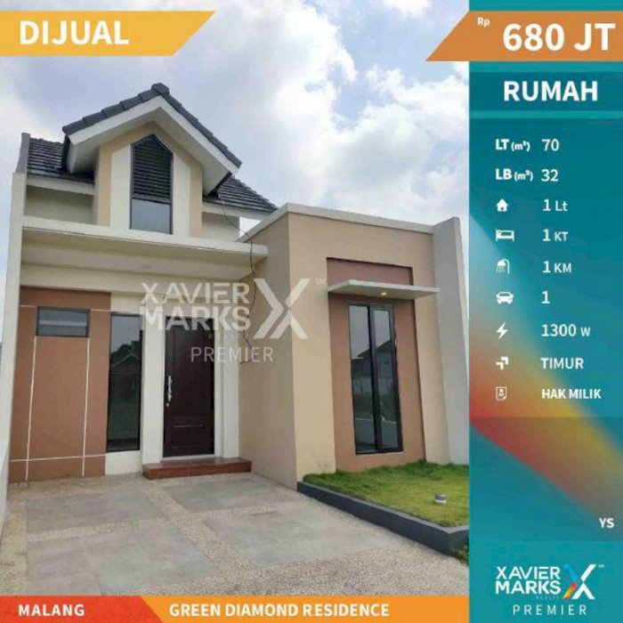 Rumah di Green Diamond Residence Sukun Kota Malang Hunian Aman dan Nyaman