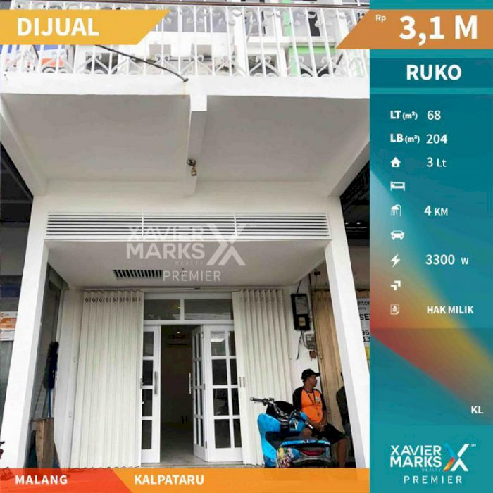 Ruko daerah Kalpataru Kota Malang lokasi strategis dan aman