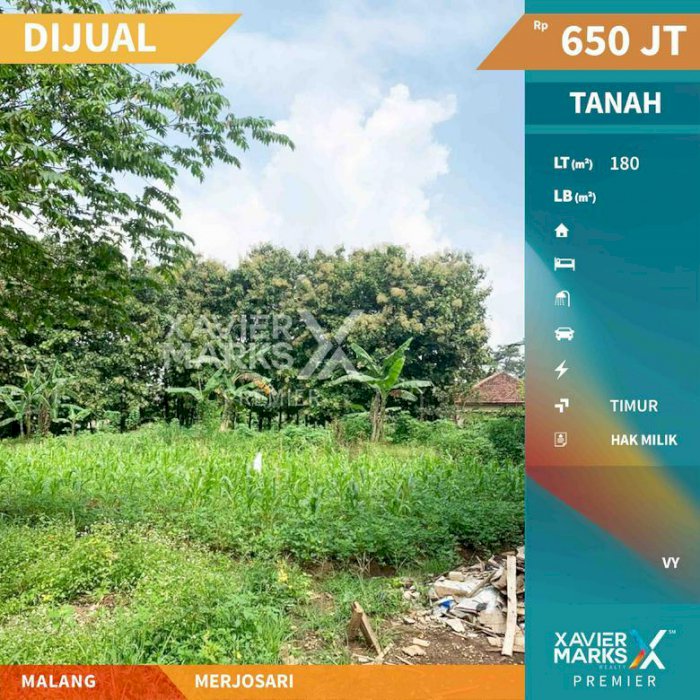 Tanah Kavling di Merjosari Malang Lokasi Strategis dekat Kampus