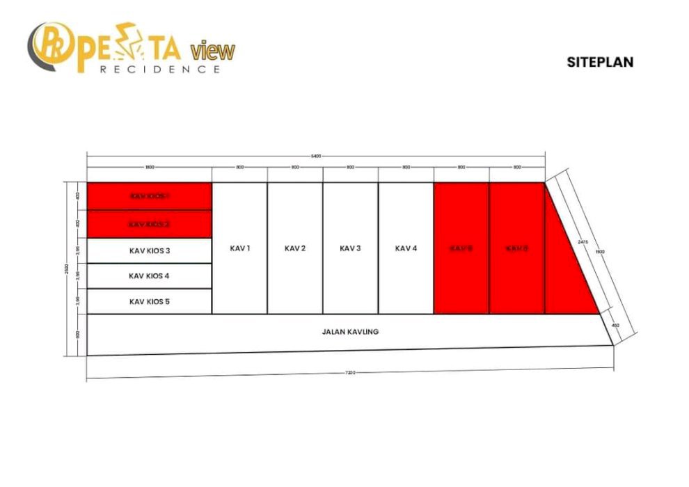 Tanah kavling pesta new residence