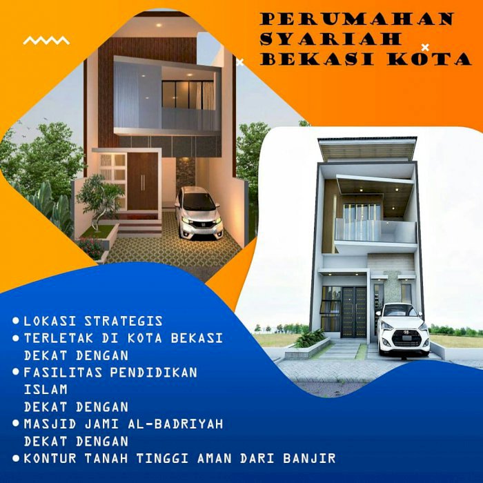 Rumah 2 lantai harga 1 lantai di Jatiasih Bekasi kota
