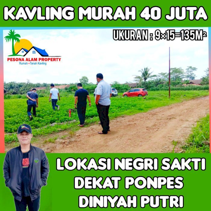 TANAH MURAH DEKAT TUGU COKLAT PESAWARAN