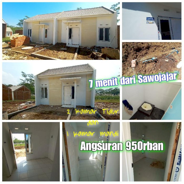 Rumah Ready Stock Cemorokandang cicilan 950ribuan