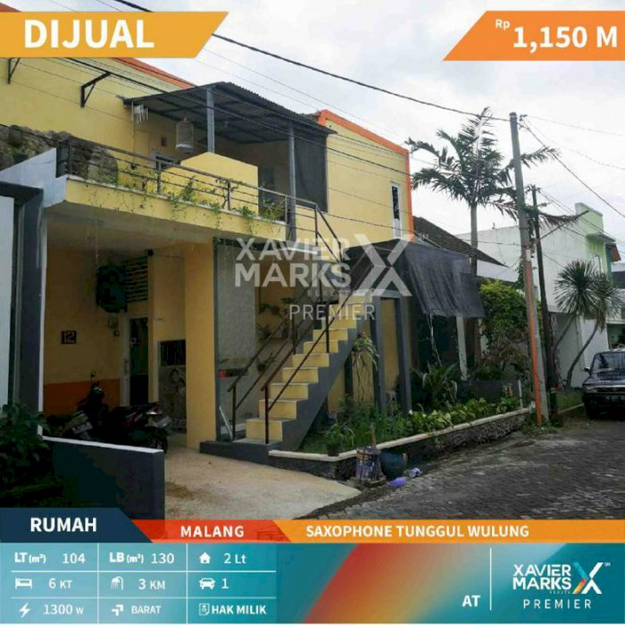 Rumah di Saxophone Tunggul Wulung Malang Hunian Nyaman dan Aman