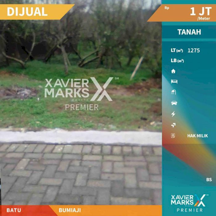 Tanah di Bumiaji Batu Lokasi Dekat dengan Wisata Alam