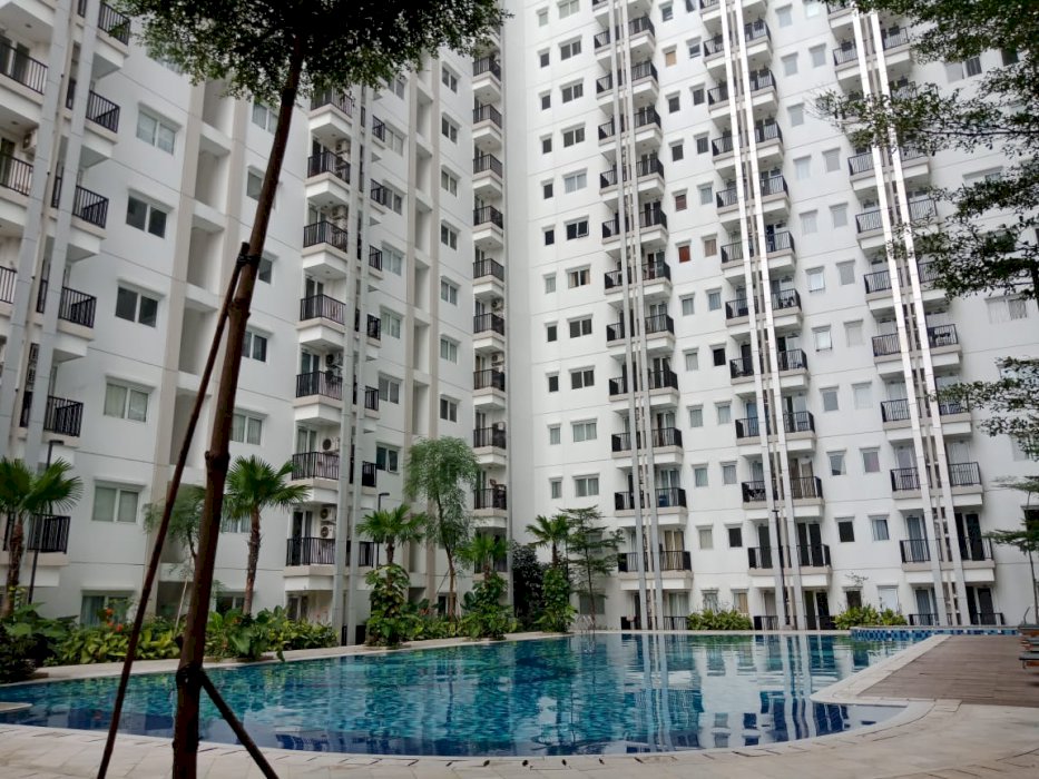 Disewa Apartemen studio full furnish apartemen depan Stasiun LRT, JakartaTimur