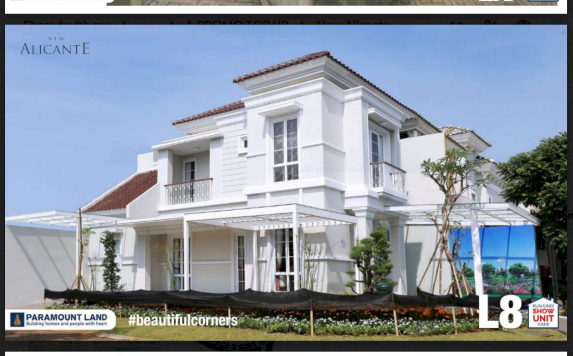 Rumah 2 Lantai New Alicante di Gading Serpong