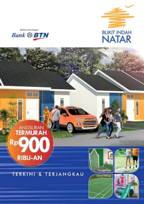 Perumahan subsidi bukit indah natar