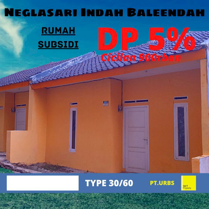 Rumah Subsidi Neglasari Indah Manggahang Lokasi Bagus dkt Bdg