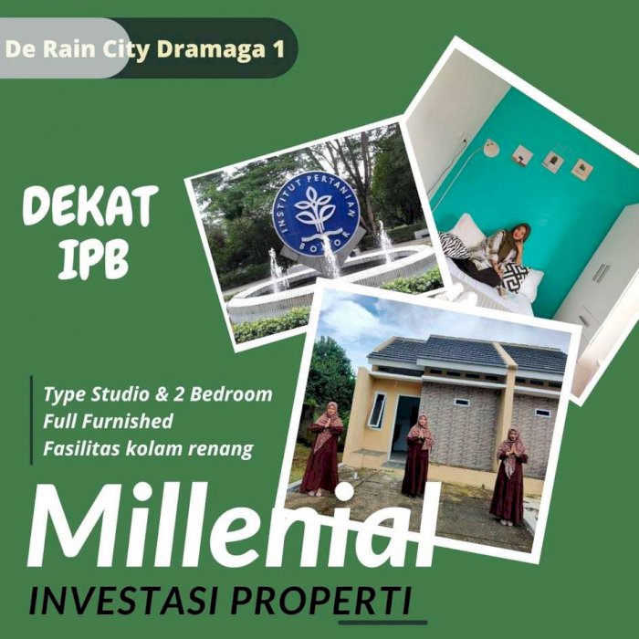 Dijual Rumah Full Furnished Dekat IPB Dramaga 12 Menit Passive Income