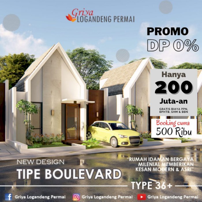 Investasi hunian terbaik di Wonosari, Gunungkidul, D.I Yogyakarta