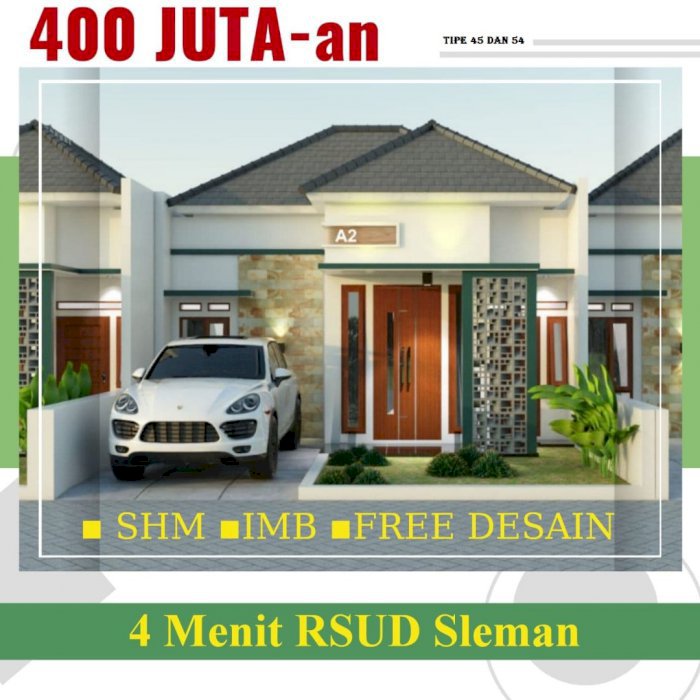 RUMAH DIJUAL TIPE 54/94  DI JL MAGELANG, HARGA 470 JUTA